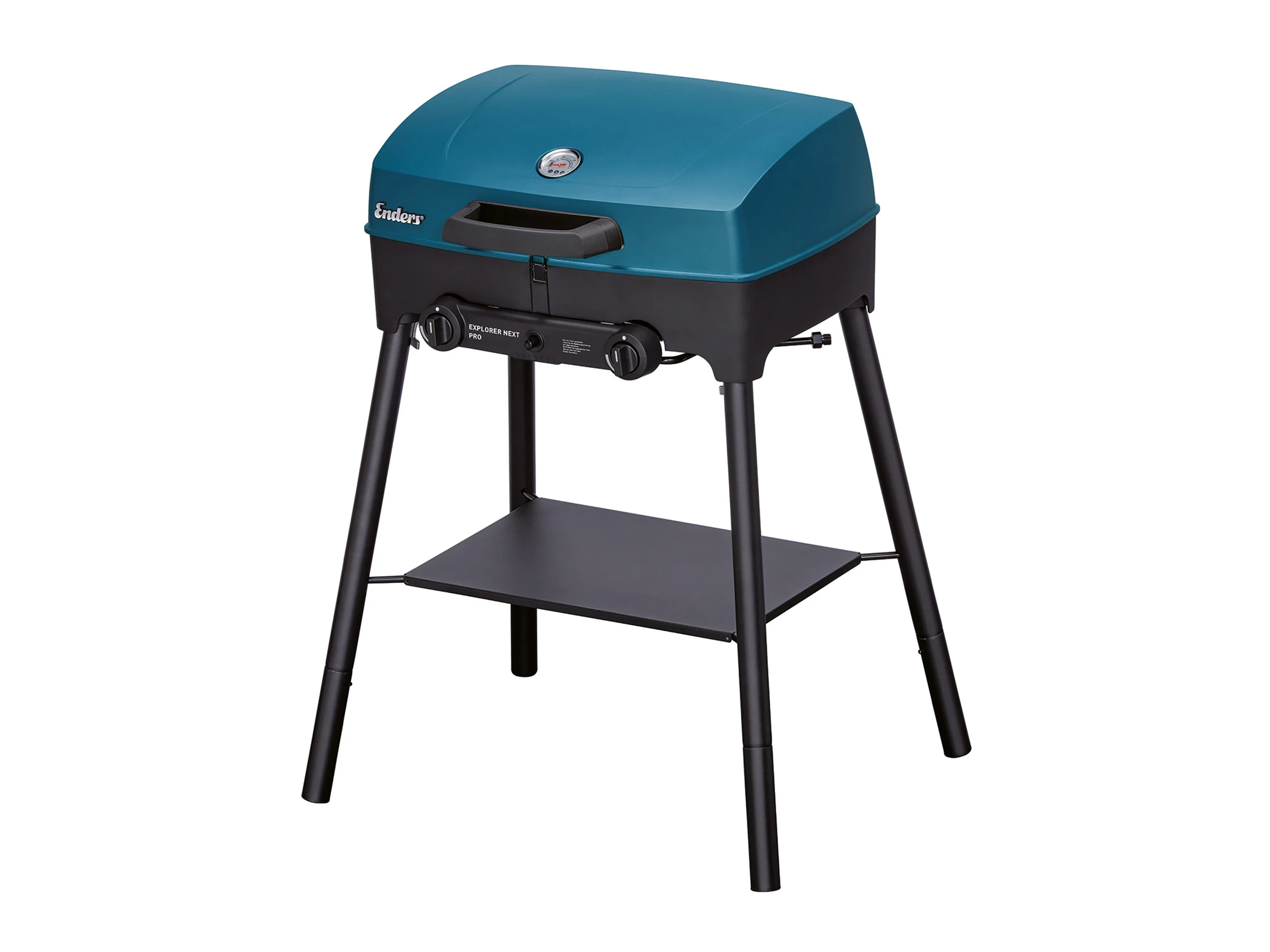 Enders Camping Gasgrill Explorer Next Pro 2 Brenner Blau-Schwarz