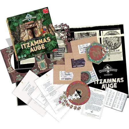 Jumbo Spiele Houses of Treasure - Escape Quest – Itzamnas Auge, Escape Room Spiel