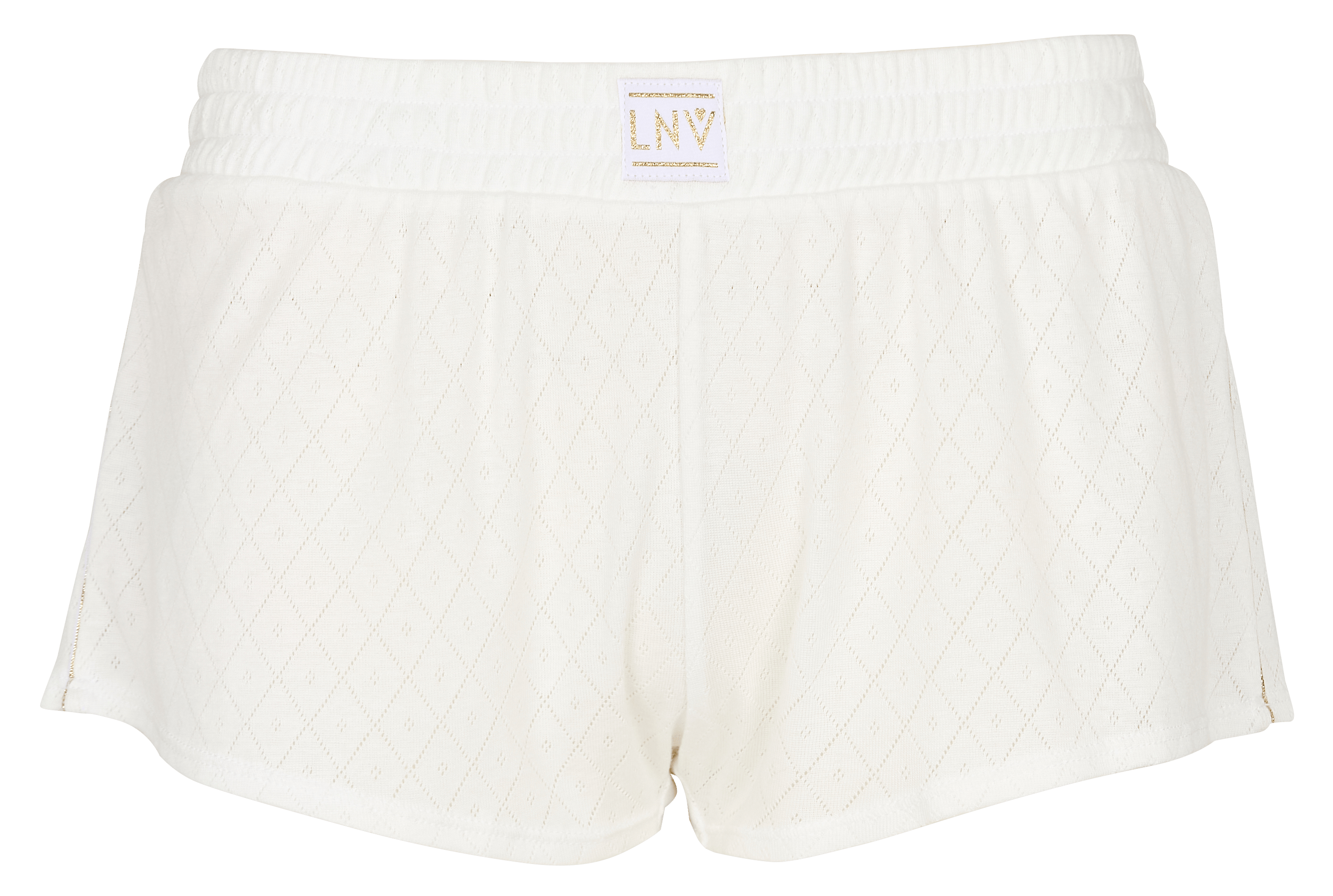 JULIETTE - Short loungewear en maille pointelle| Blanc