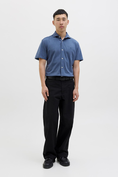 Jack & Jones blauwe heren overhemd