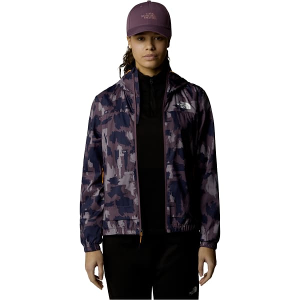 Veste running THE NORTH FACE W MA WIND TRACK TOP MIDNIGHT MAUVE PAINTED