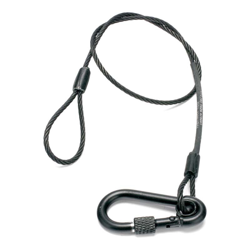 Doughty B2060B Veiligheidskabel 60 cm zwart 20 kg