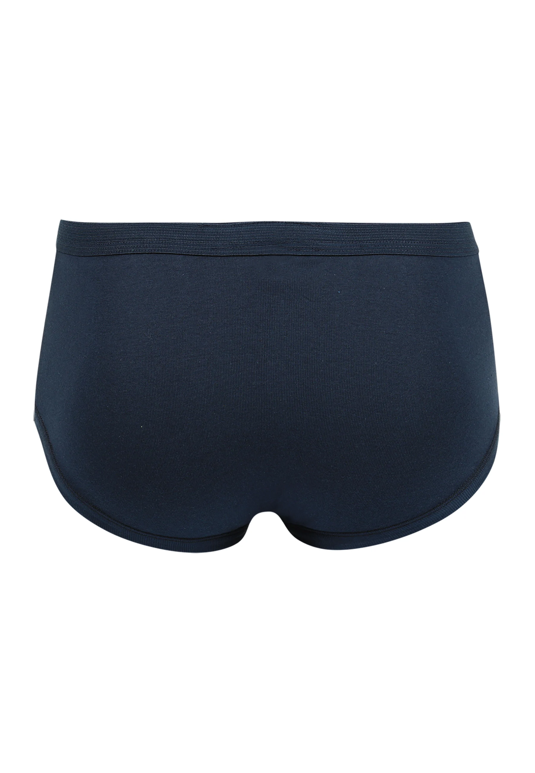 Slip taille haute ouvert pur coton premium | Bleu