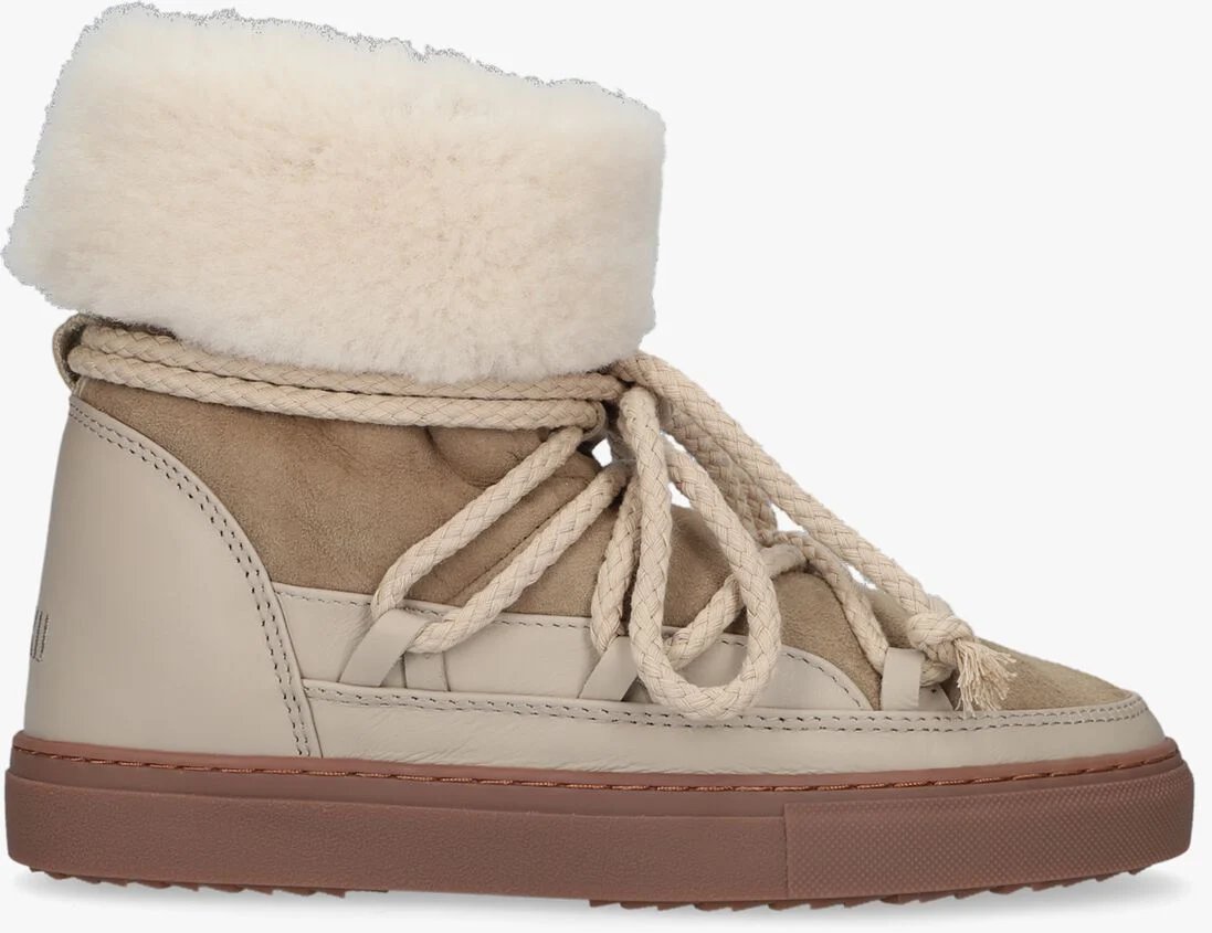 INUIKII taupe inuikii vachtlaarzen classic high laced