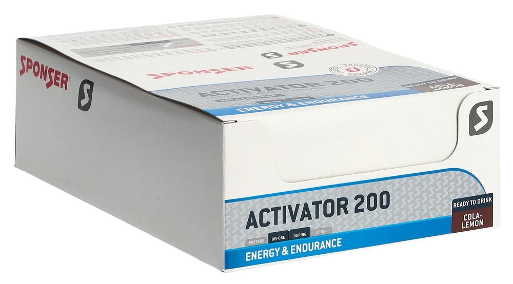 SPONSER Activator 200<br>30 × 25 ml, Trinkampulle, Cola-Lemon