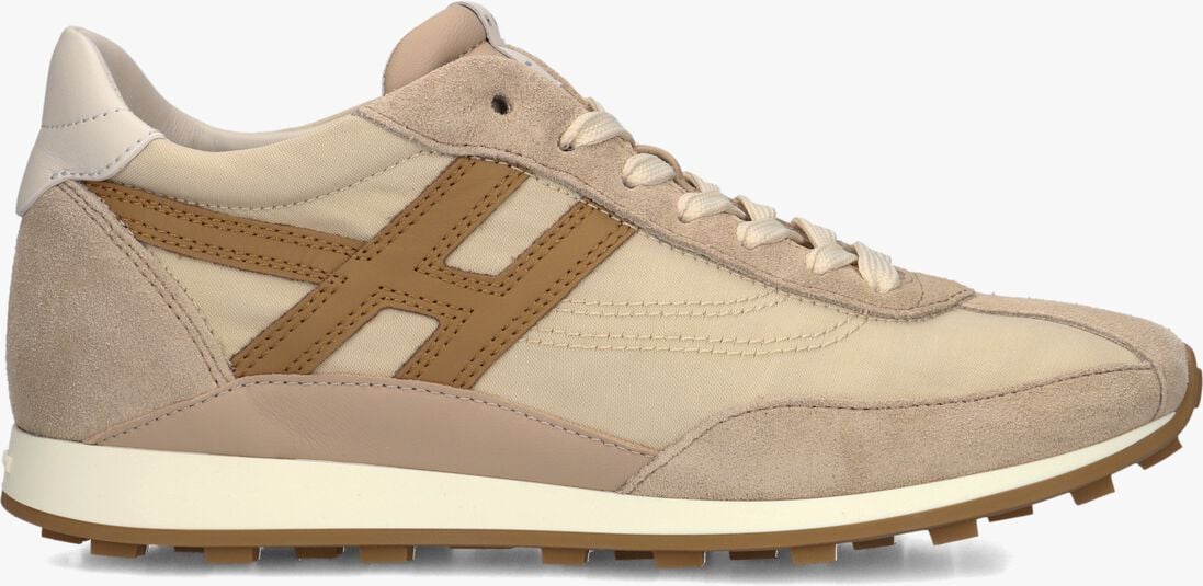 beige hogan lage sneakers h699 allacciato h