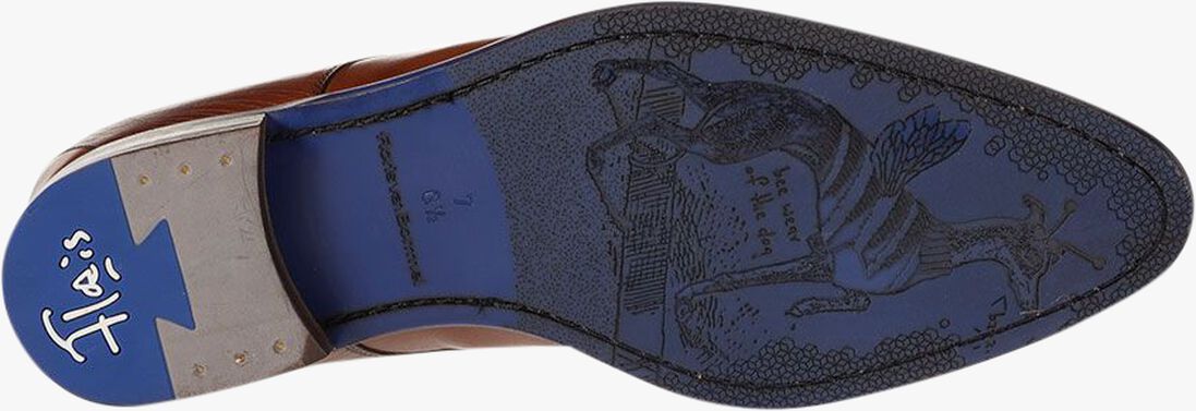 FLORIS VAN BOMMEL cognac floris van bommel nette schoenen sfm-30291