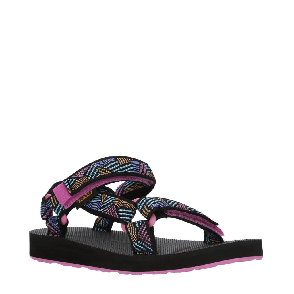 Teva sandalen zwart/roze