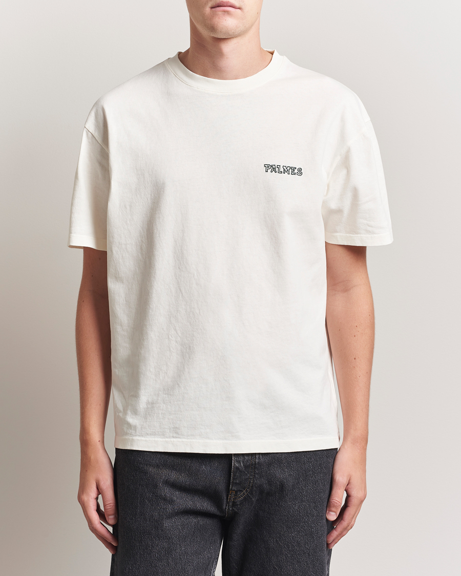 Palmes Logo T-Shirt Broken White