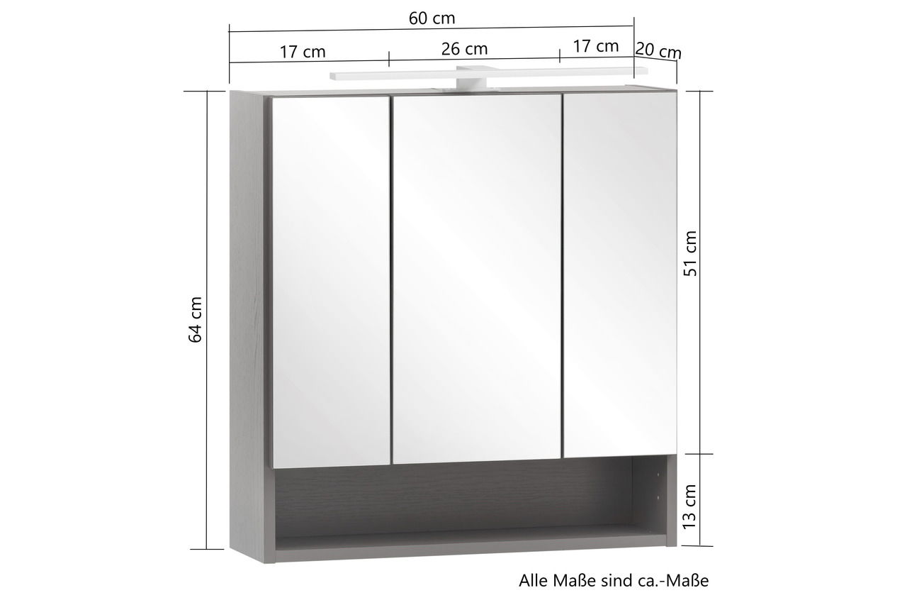XORA Spiegelschrank VILLACH