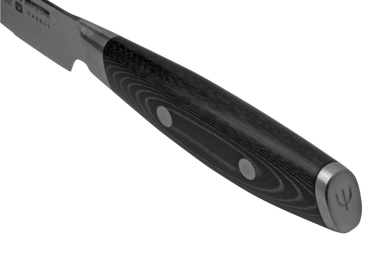 Yaxell Tsuchimon 36771 6-delige steakmessenset met messenblok, zwart