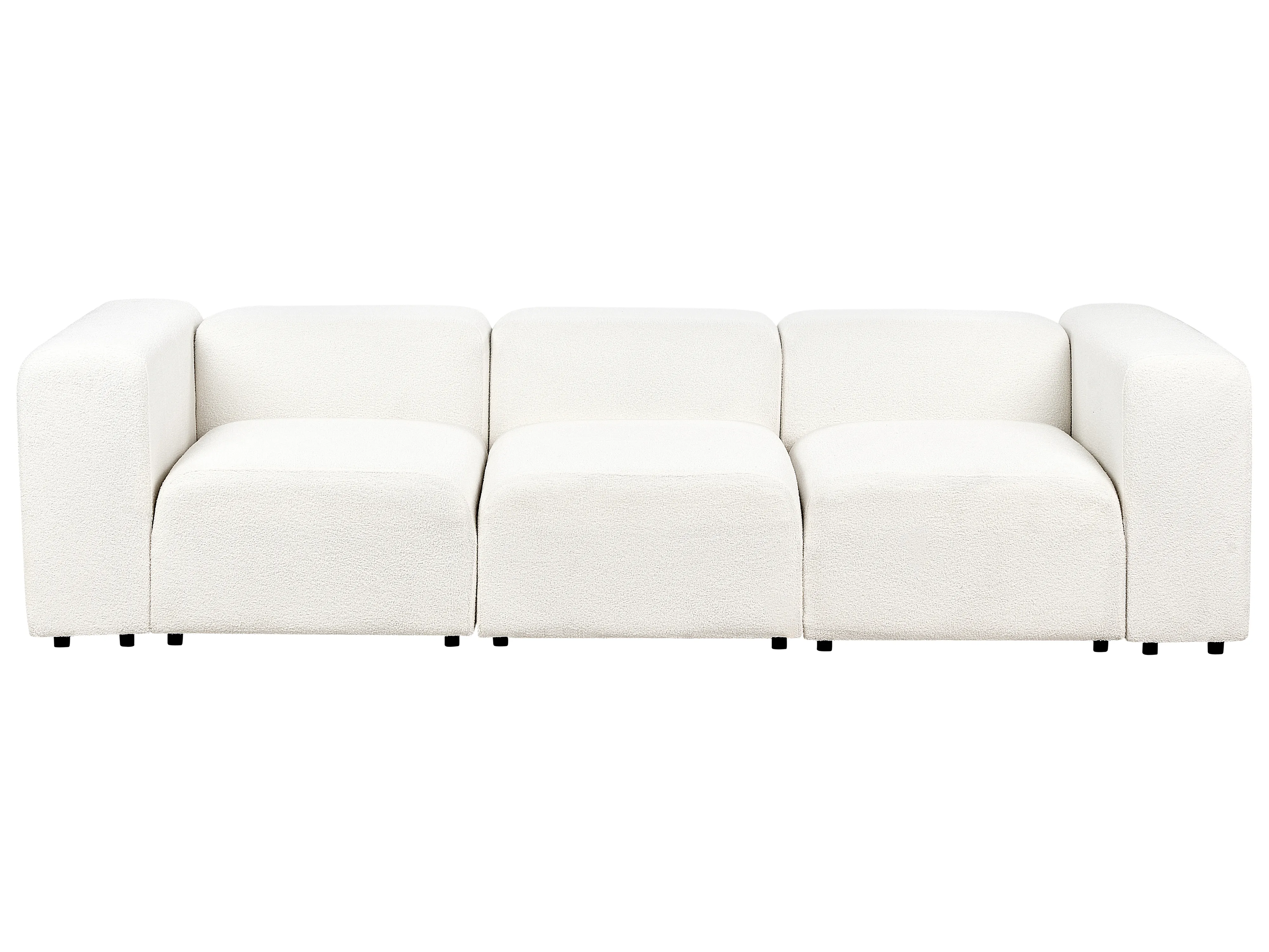 Modulaire bank 3-zits FALSTERBO Bouclé Wit