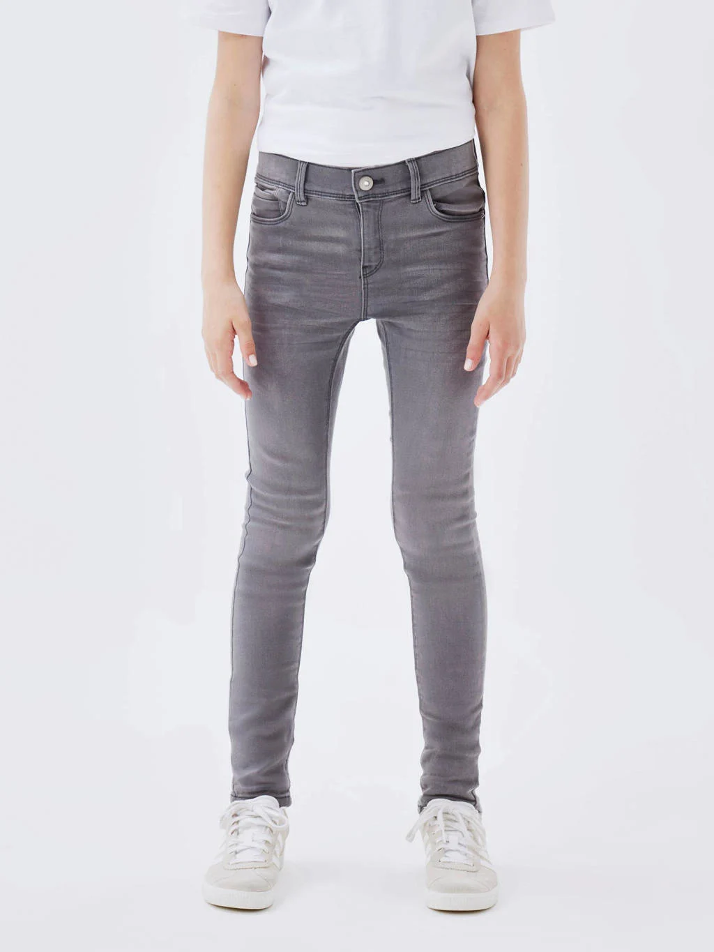 NAME IT skinny jog denim NKFPOLLY medium grey denim