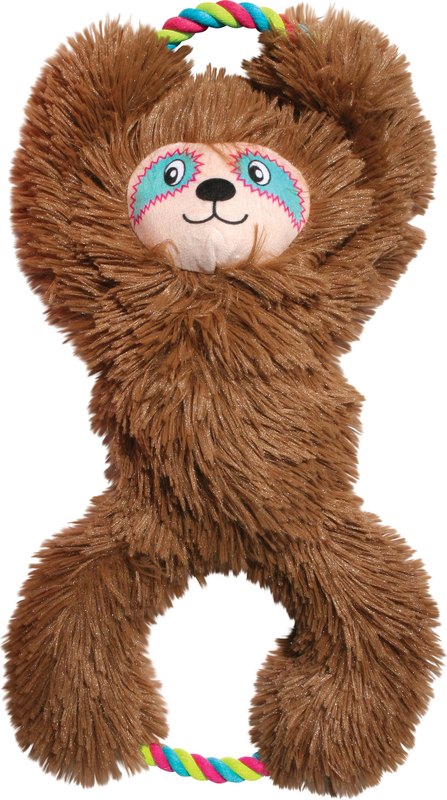 Kong hondenspeelgoed Tuggz sloth x-large bruin 24 x 9 x 53 cm