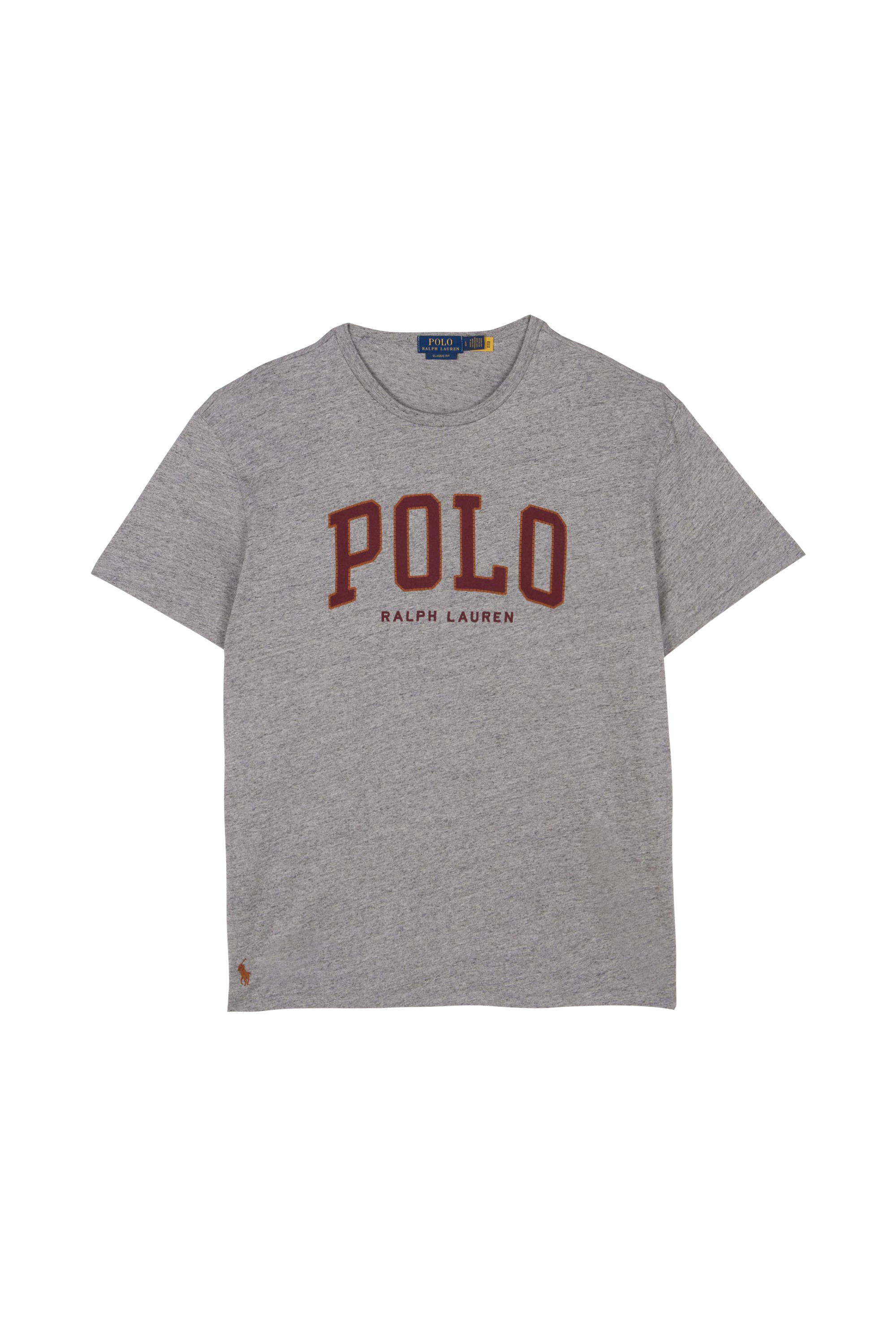 POLO RALPH LAUREN T-shirt Classic Fit Logo Jersey T-Shirt Gris