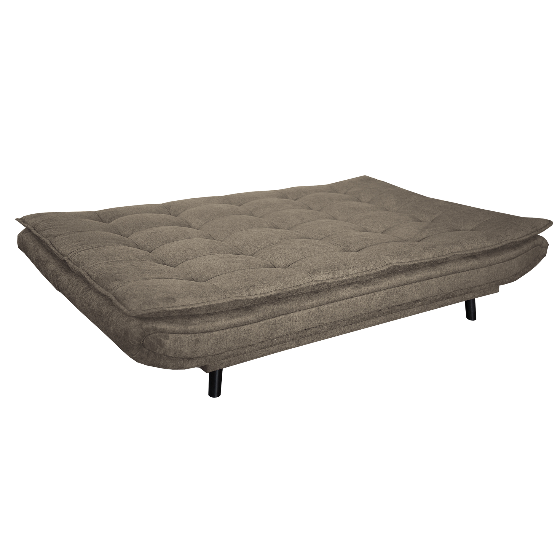 Schlafsofa - pewter grau - Microfaser - 194 cm