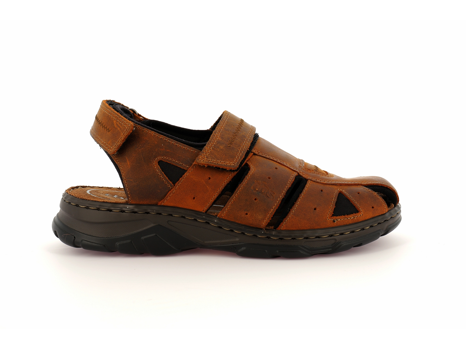 Tbs-JOCELIN Cuir gras Marron Foncé