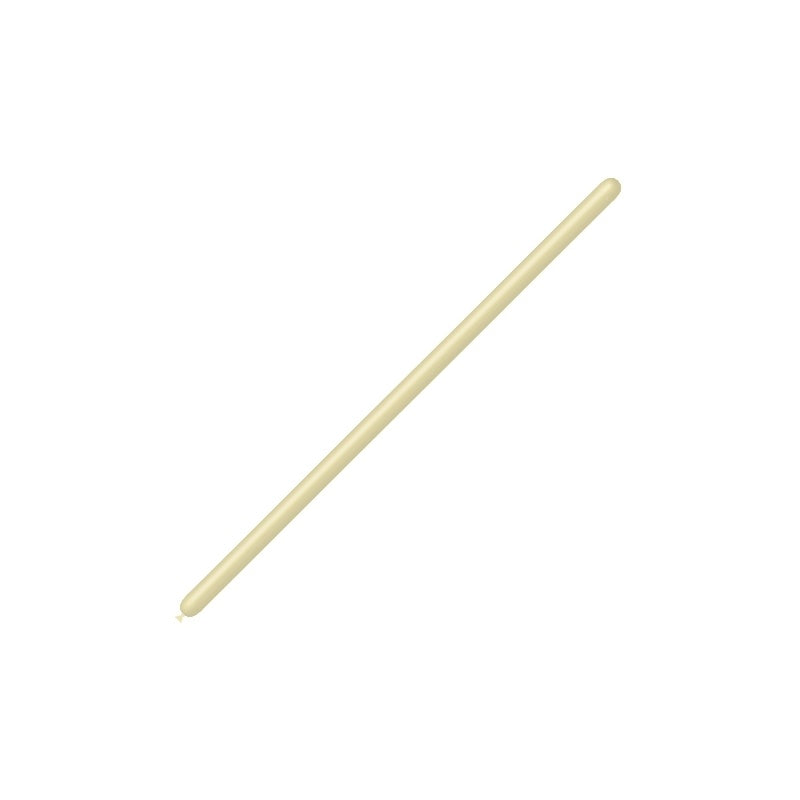Ivoorkleurige Modelleerballonnen 2,5cm 150cm 100st