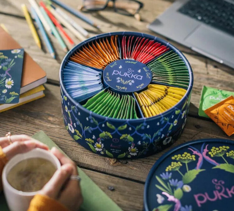 Coffret thé en sachets BIO - Bien-être au travail 90 sachets - PUKKA