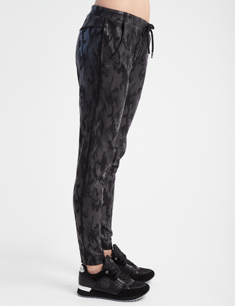 HBT INSOLITES - CRUZ PANTALON BLACK PALM