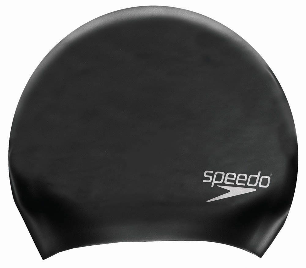 Speedo  LONG HAIR SIL CAP BLA