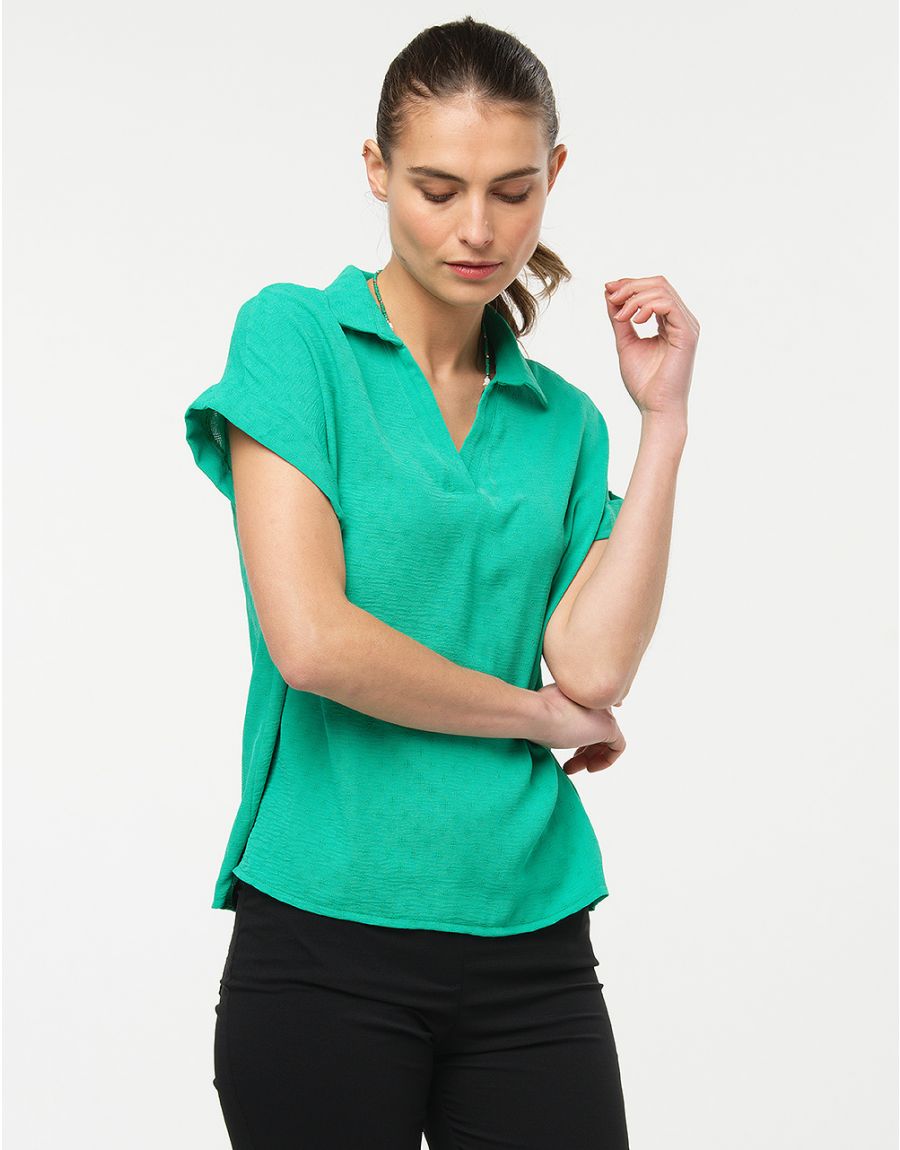 Blouse fluide menthe