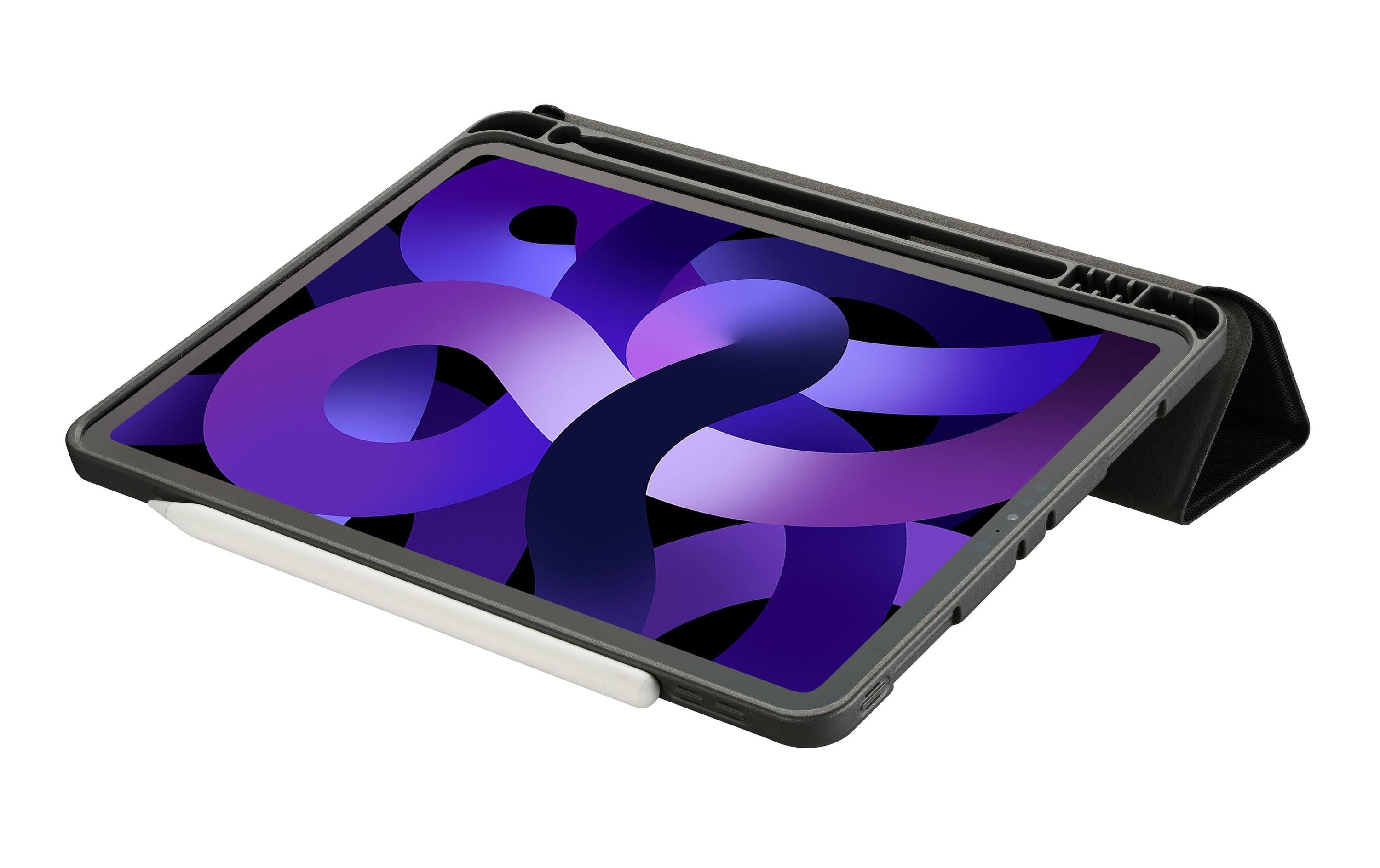 Tablet Book Cover Folio Case SchwarzTablet-Hülle mit Standfunktion für Apple iPad Air (2022)