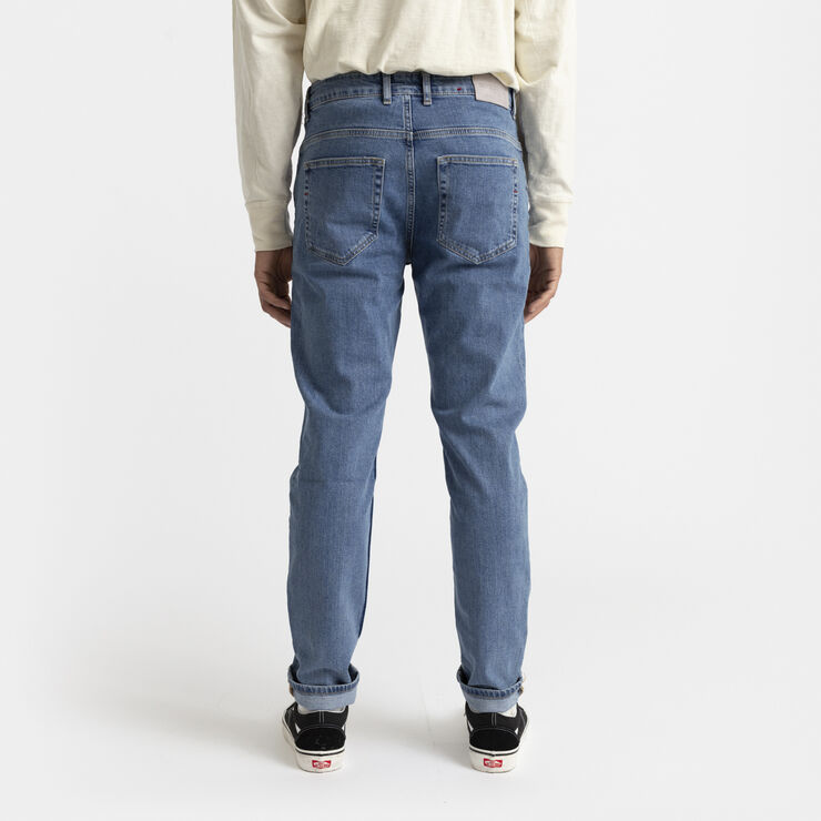 RVLT - Revolution Stone washed blue loose jeans Washed blue