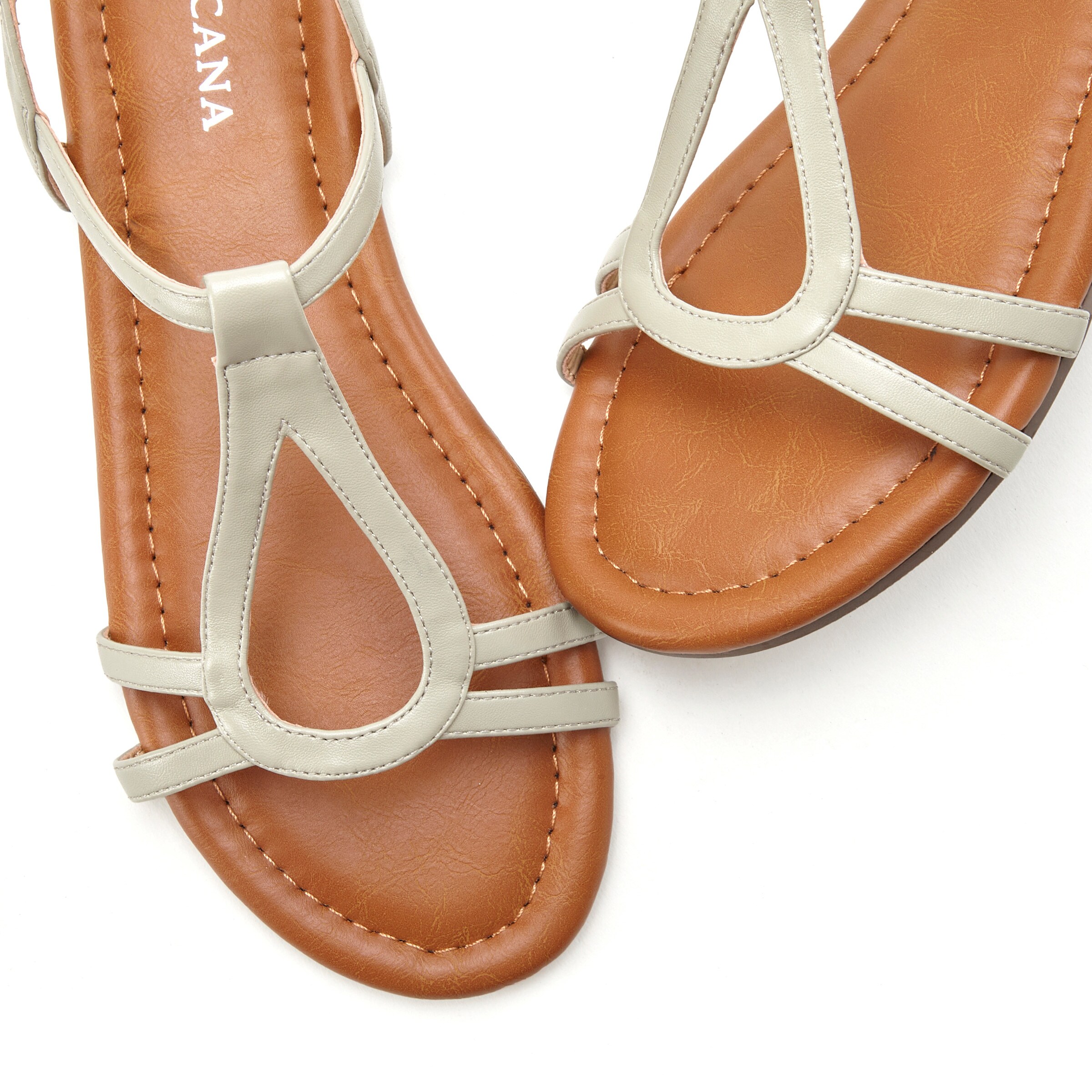 LASCANA Sandale in beige