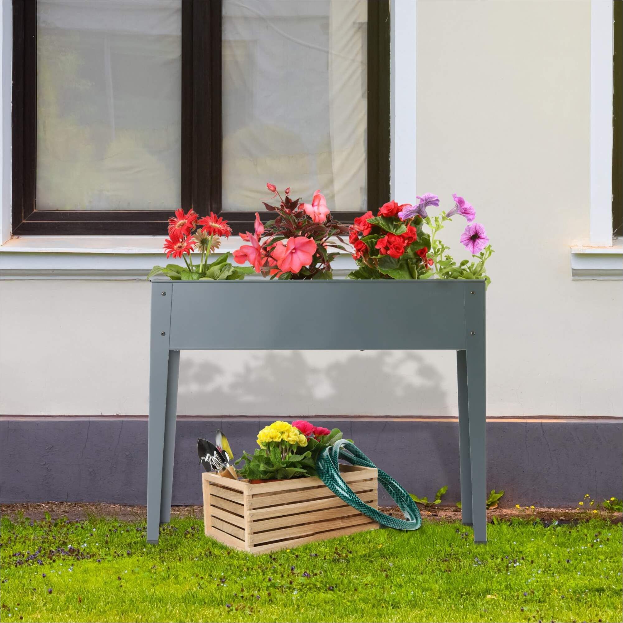 Hochbeet aus Metall