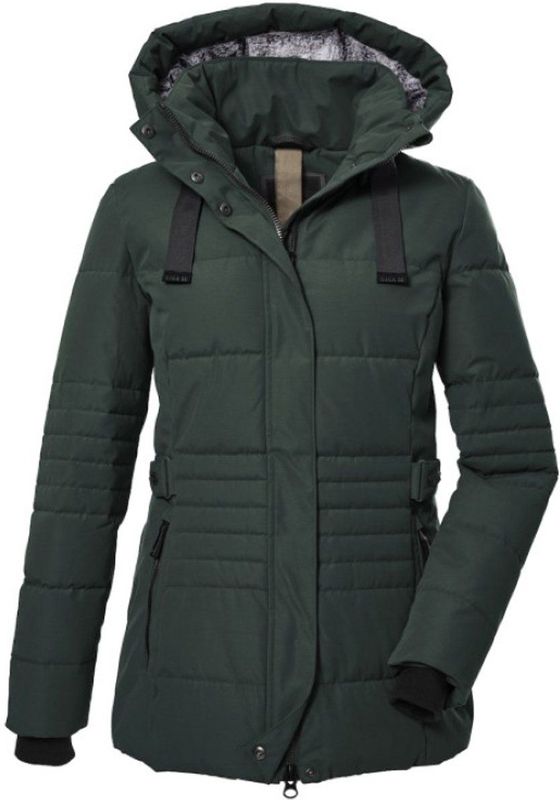 Killtec dames winterjas - 39930 - groen - padded iets langer - maat 44