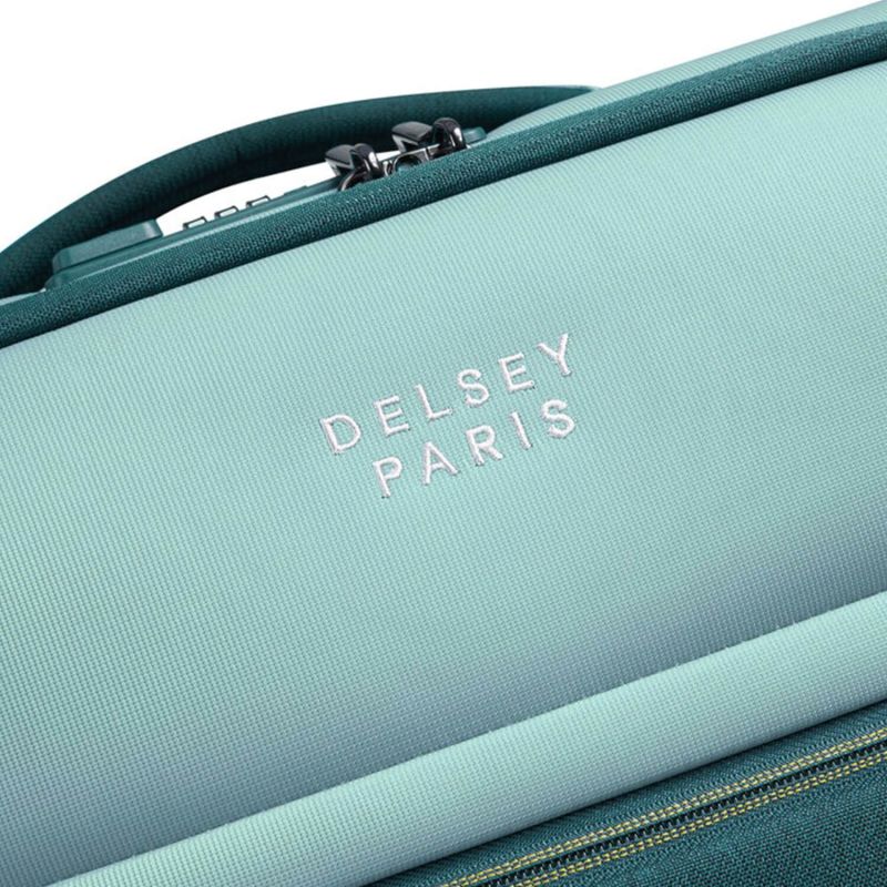 Valise cabine souple Brochant 3 Extensible 55 cm Vert