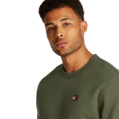 Sweatshirt homme Tjm Reg Badge Crew TOMMY HILFIGER