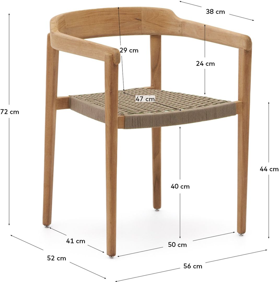 Kave Home   Icaro Tuinstoel