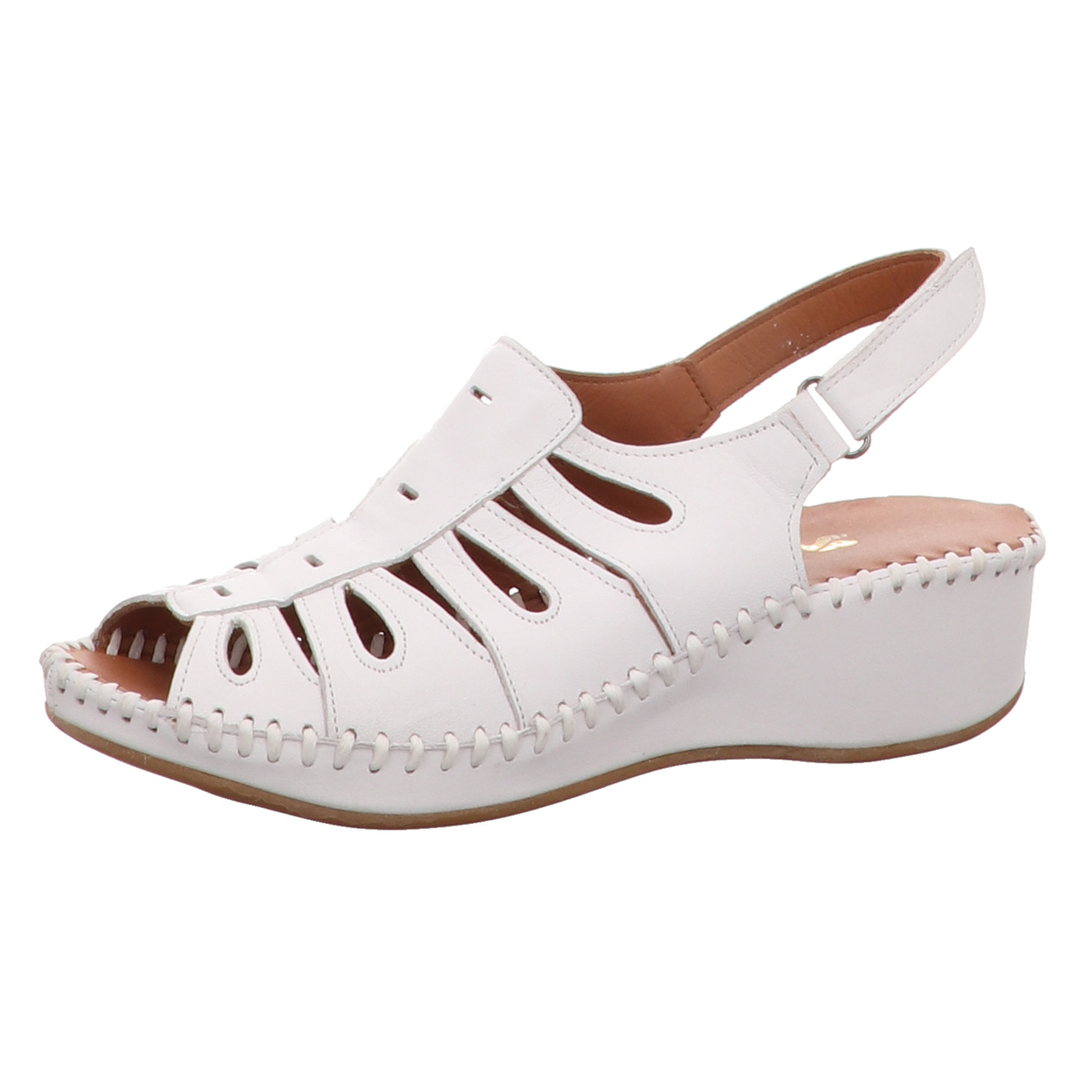 elbandi Sandalette weiß weiss/weiss kombi