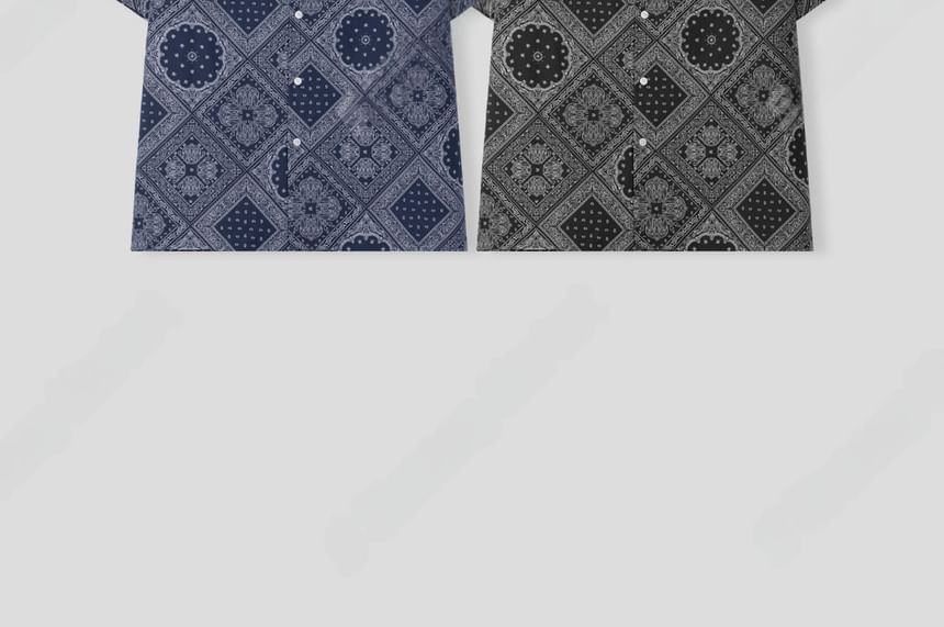 SeoulPop - Shirt met korte mouwen en patroon