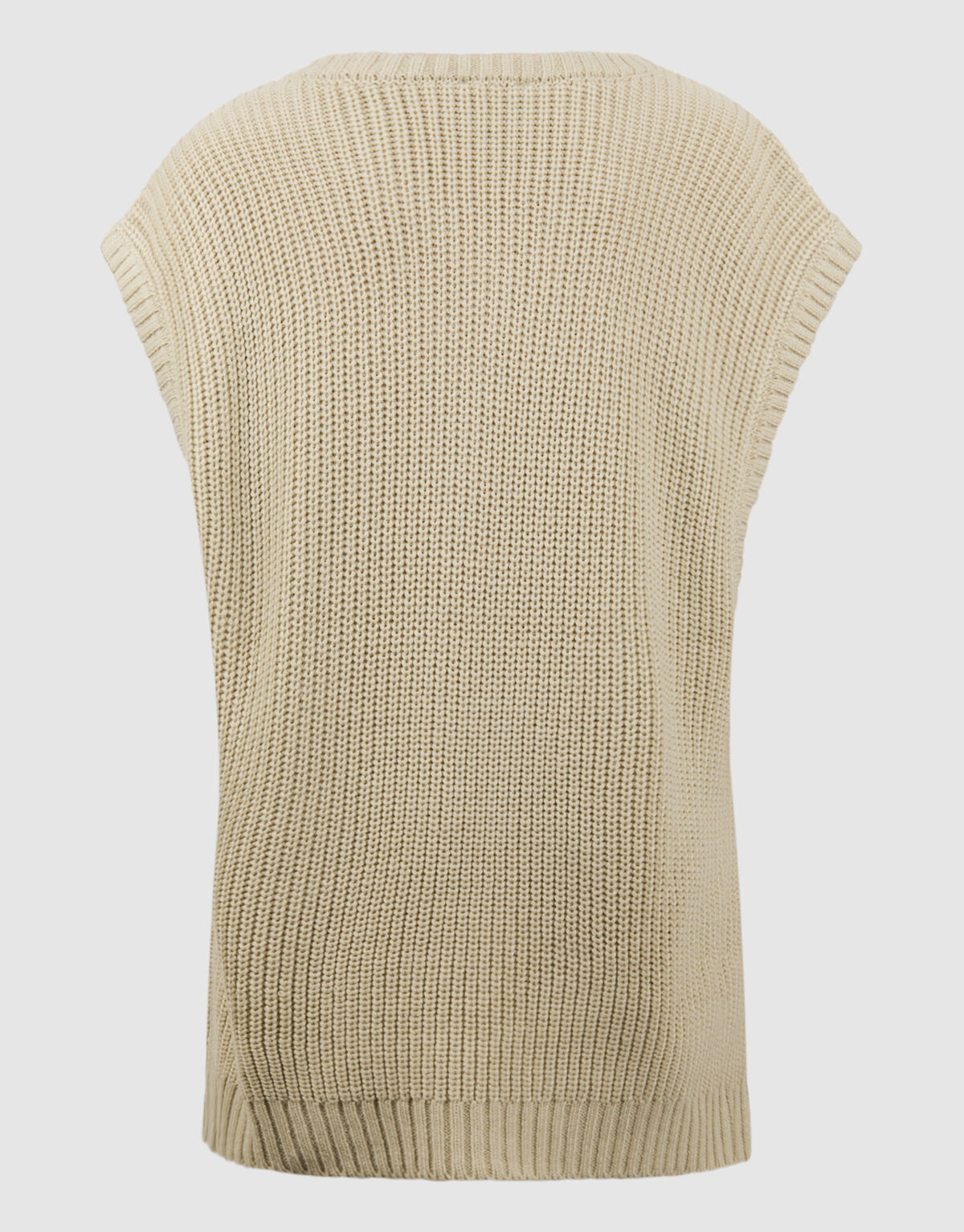 Gebreide Spencer Beige