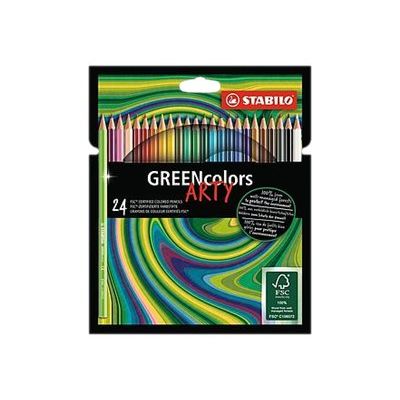 STABILO GREENcolors Arty - 24 Crayons de couleur