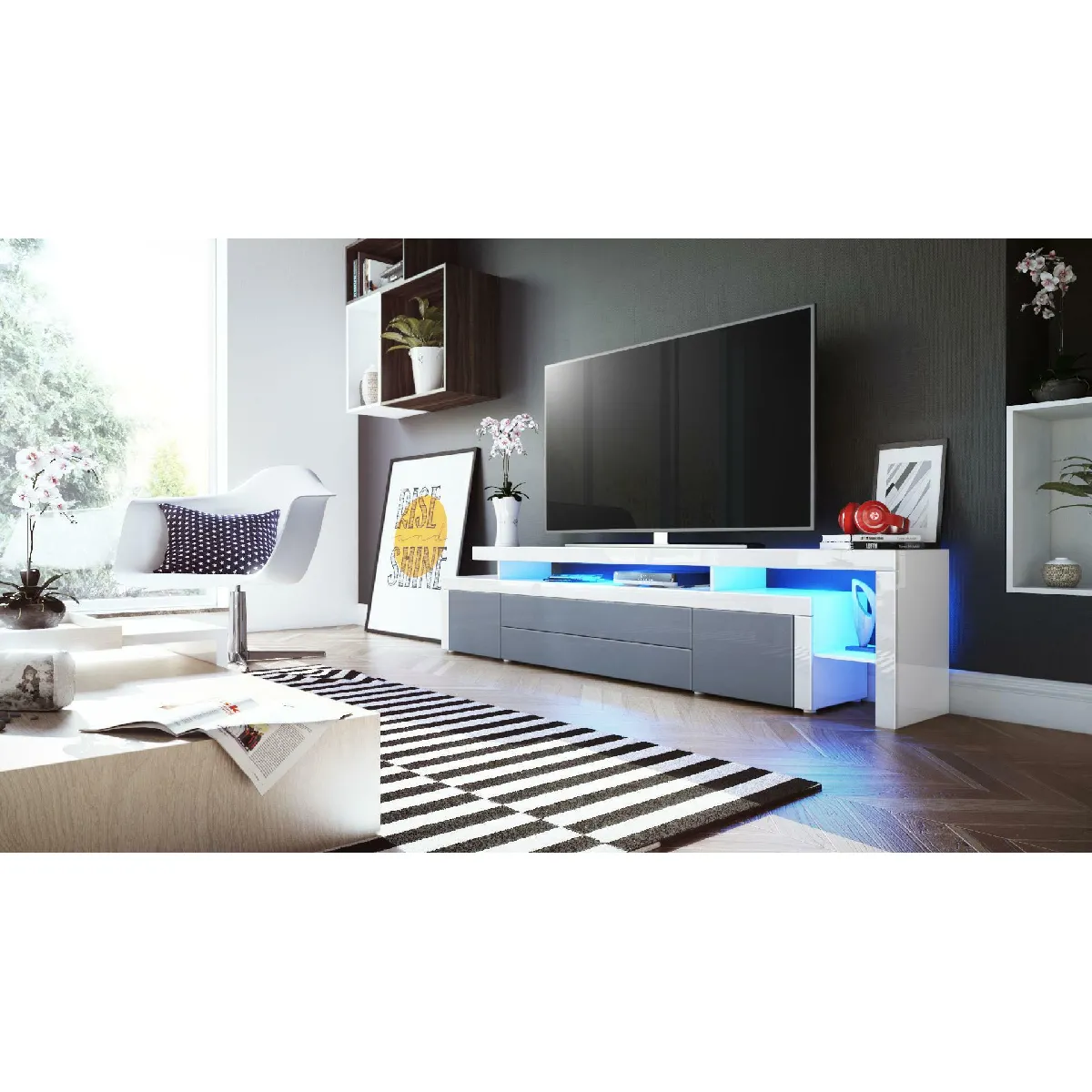 MPC Meuble TV avec LED
