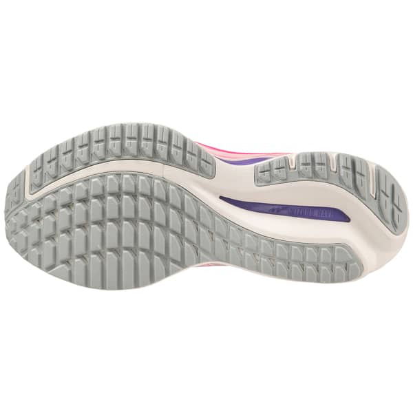 Chaussure running MIZUNO WAVE INSPIRE 19 W SNOW WHITE/HIGH/VIS PINK/P.PUNCH