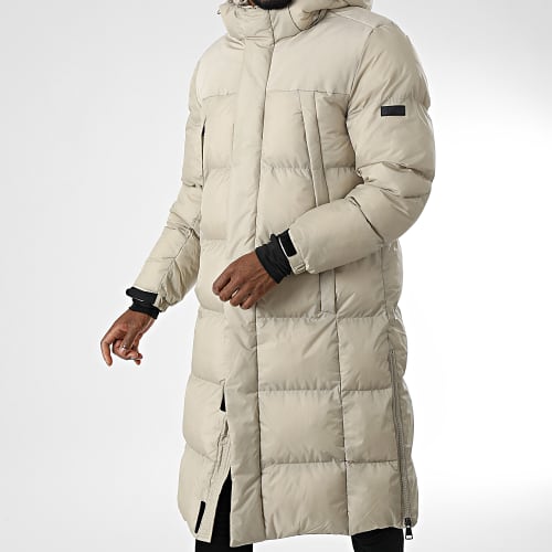 Doudoune Capuche Longue Floki Beige