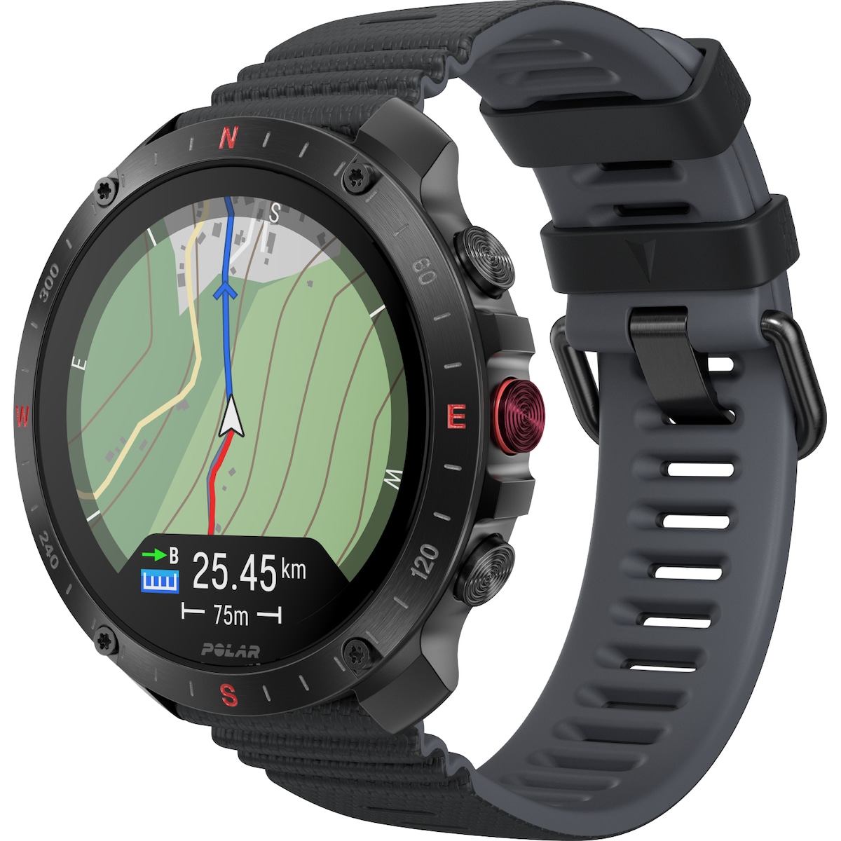 Polar Grit X2 Pro sportsklokke S-L (sort)