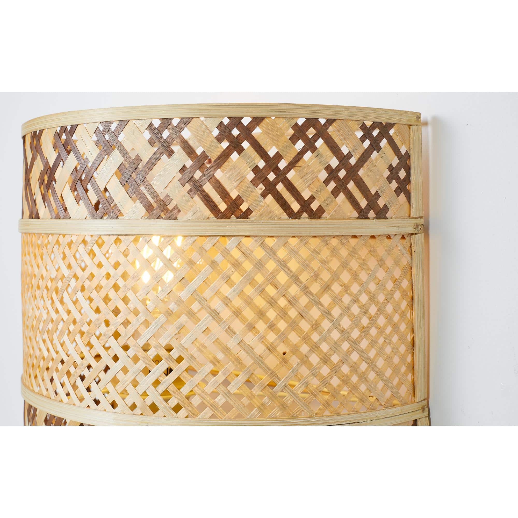 GOOD&MOJO Wandlamp Langkawi - Naturel - Ã32cm