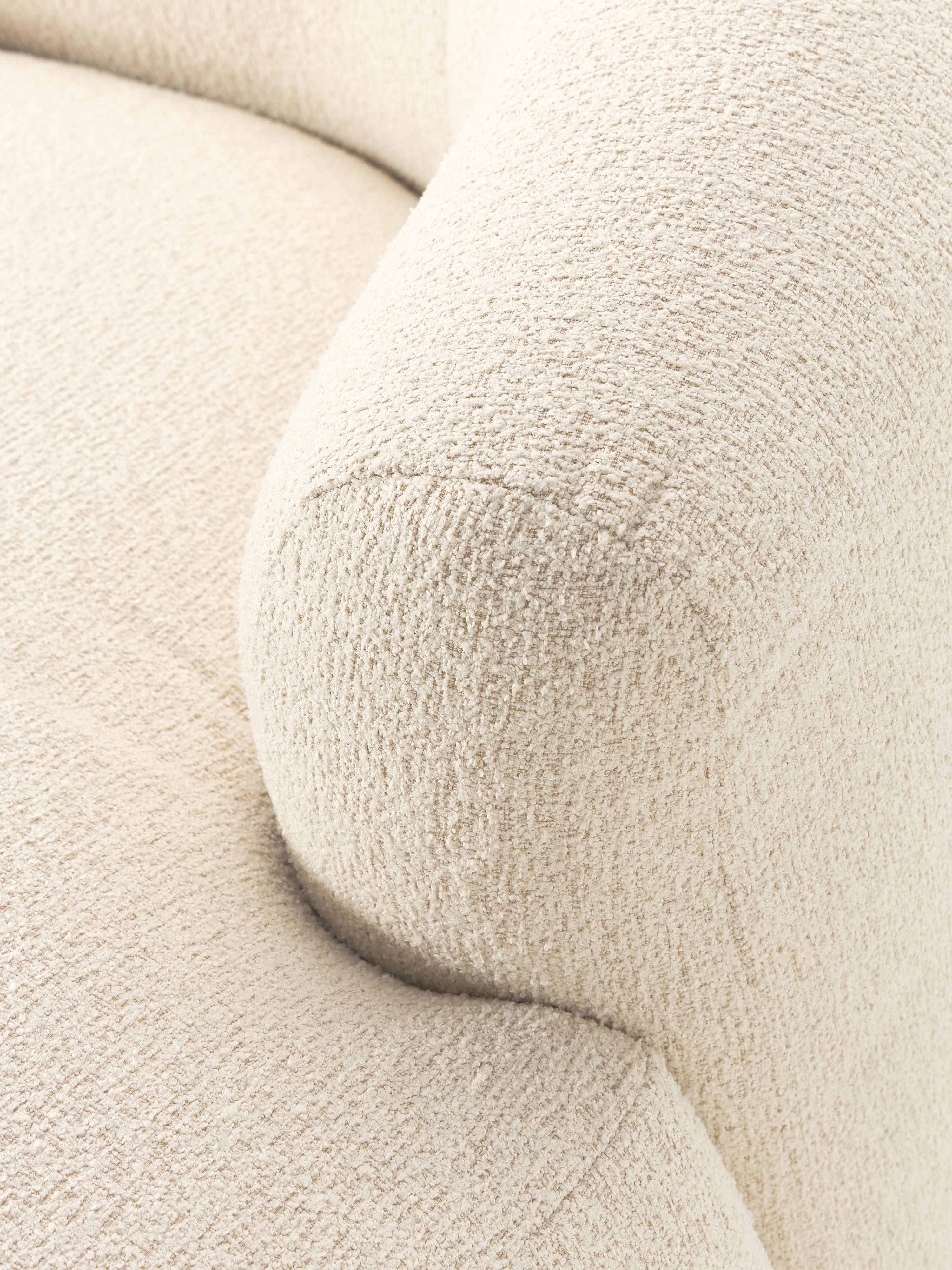 XL bouclé loungefauteuil Sofia