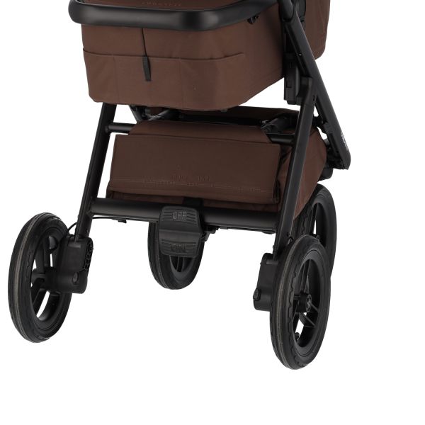 Dubatti One E6 Kinderwagen 2-in-1 - Dark Brown / Walnut Brown