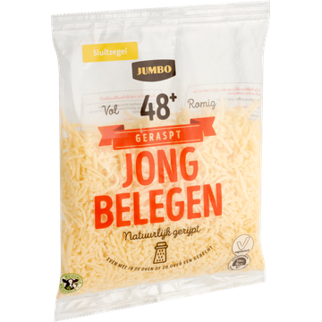 Jumbo Geraspte Kaas Jong Belegen 48+ 175 g