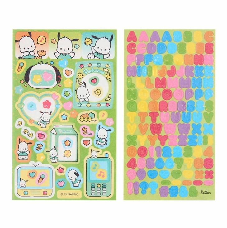 Sanrio - Pochacco Pincet Sticker Clip & Decoratieset