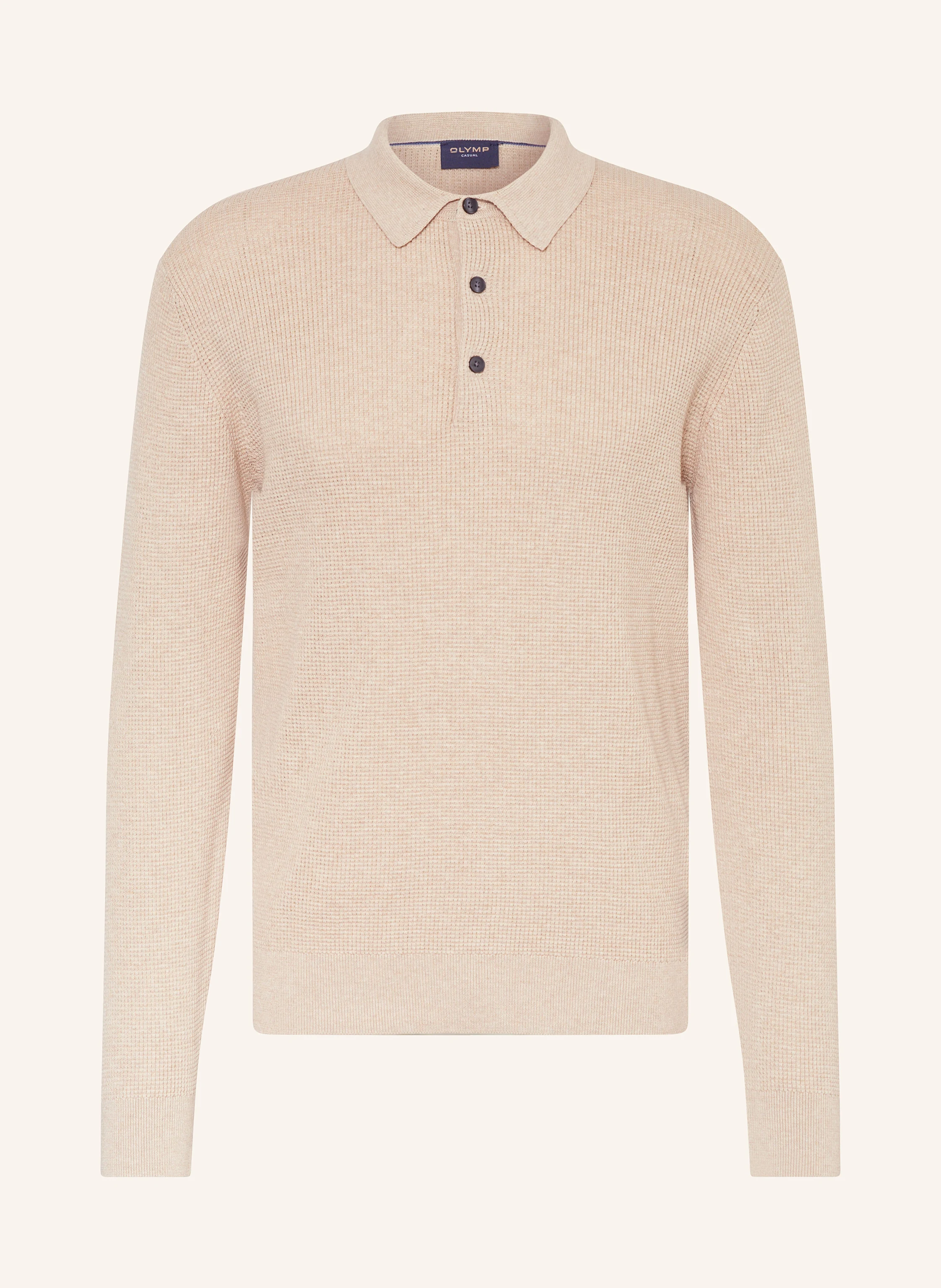 OLYMP Strick-Poloshirt