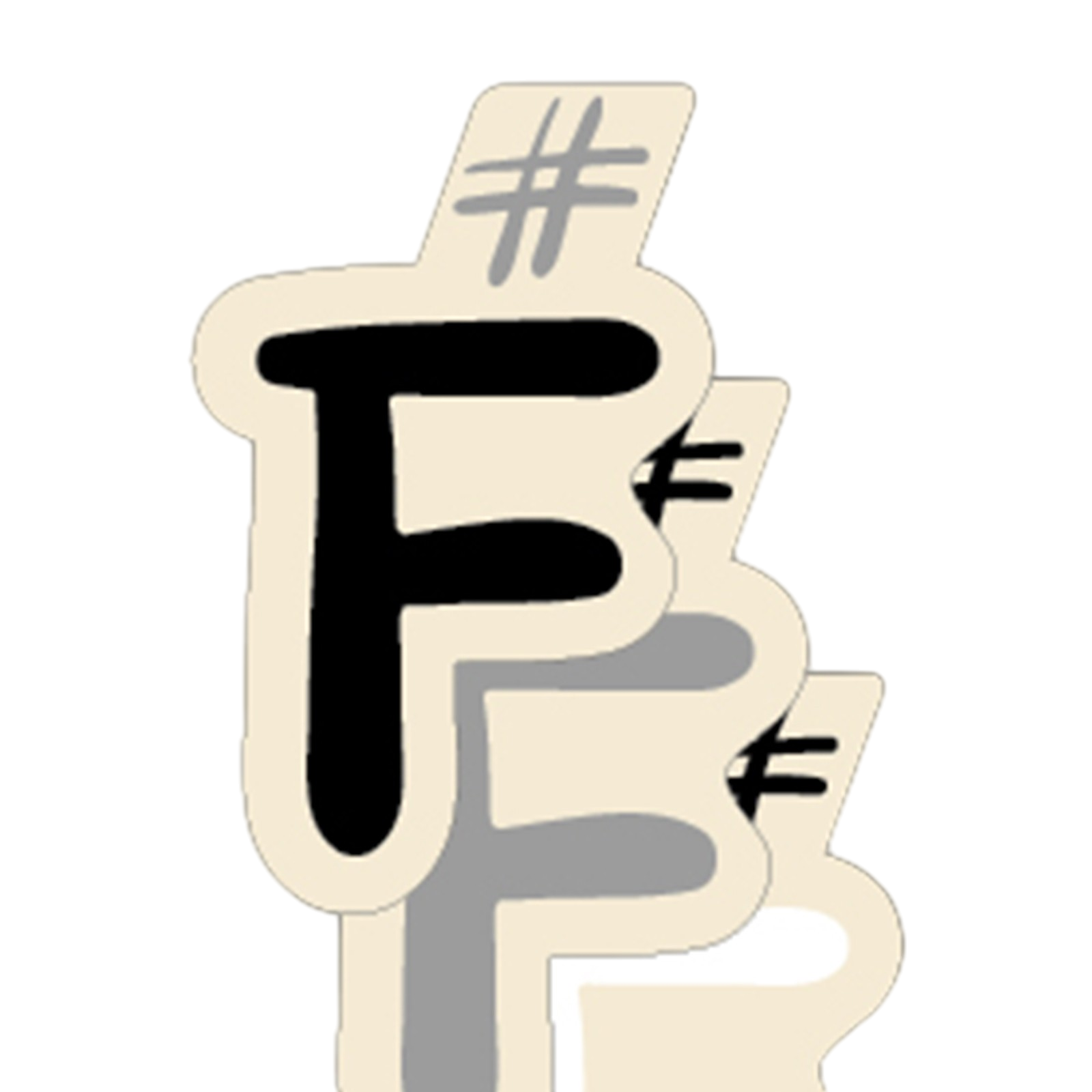 Buchstaben gross F