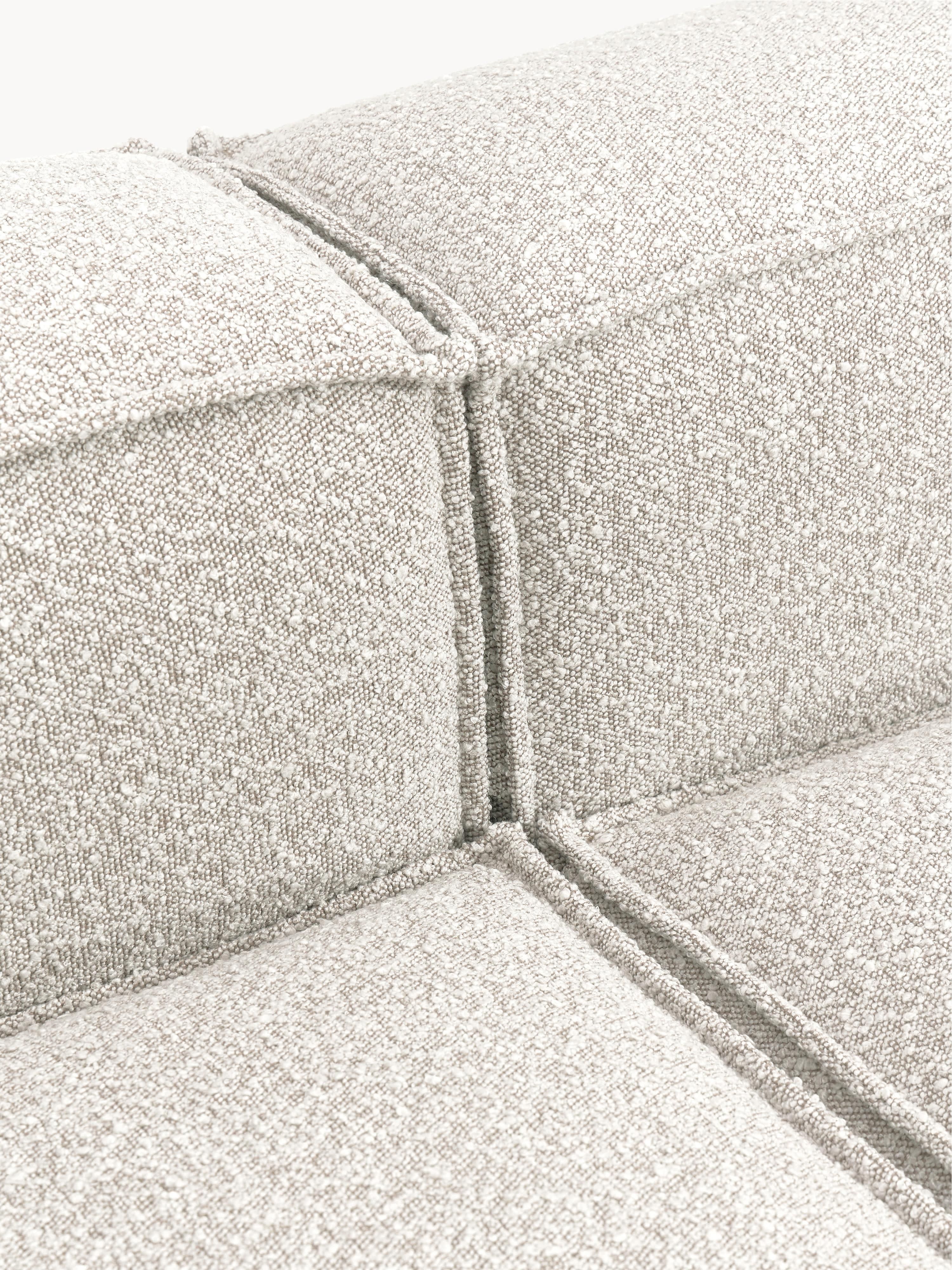 Modulaire U-bank Lennon uit bouclé